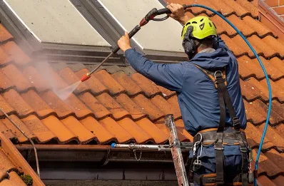 Démoussage et hydrofuge de toiture aux Ableuvenettes